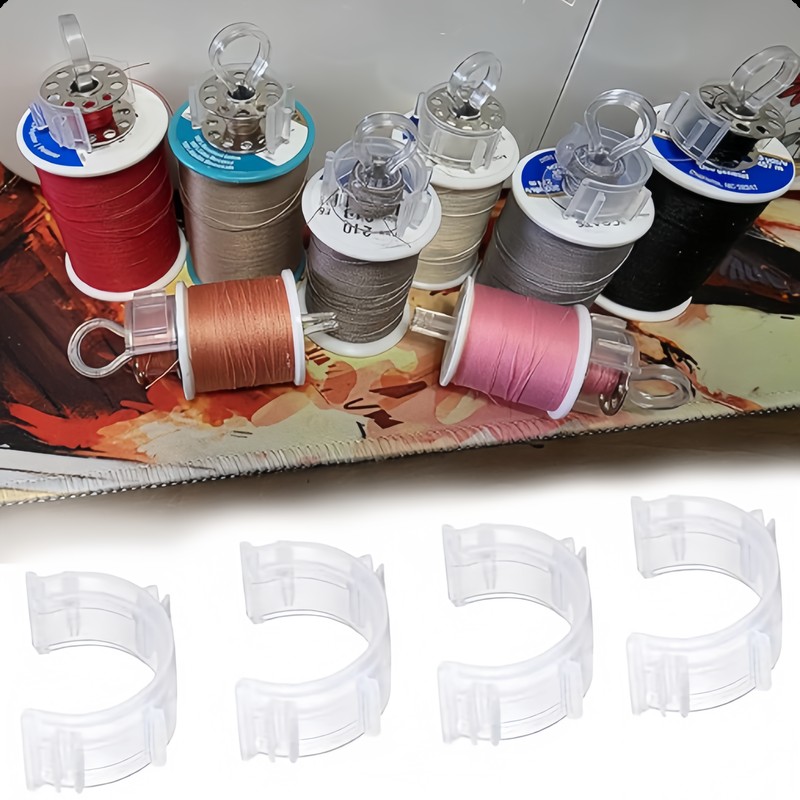 Embroidery Thread - 64 adet İpliği Temiz Tutan Şeffaf