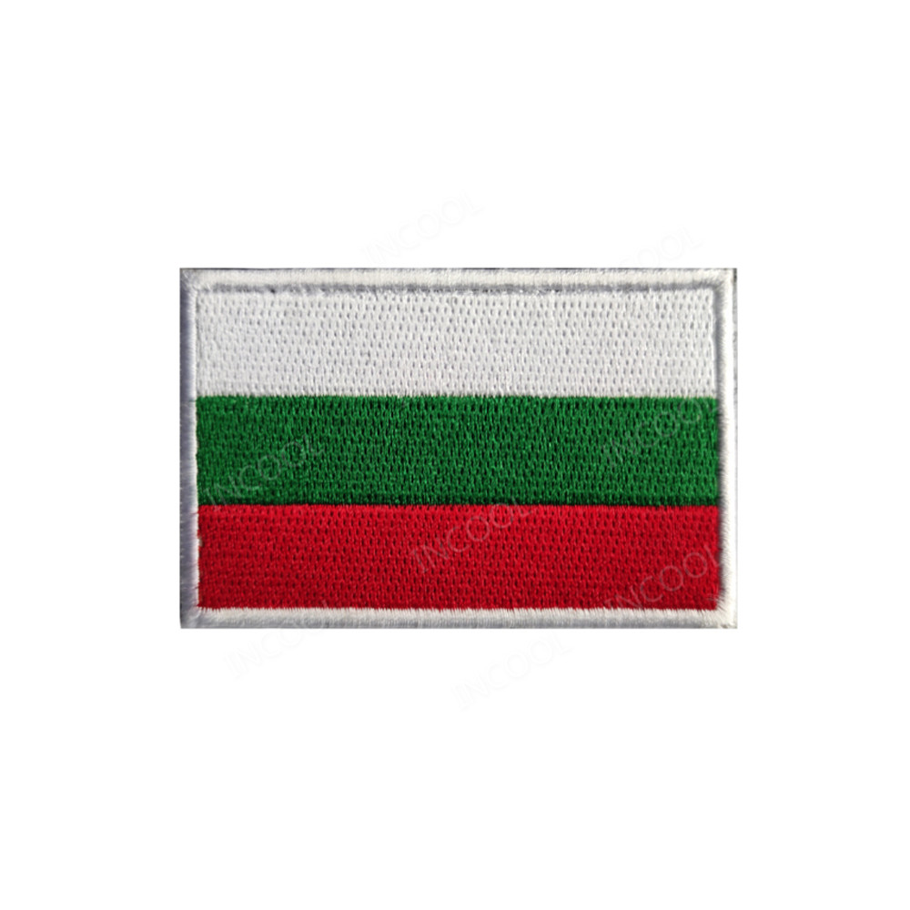 Embroidery Uk - Işlemeli yamalar bulgaristan bayrağı yama aplike