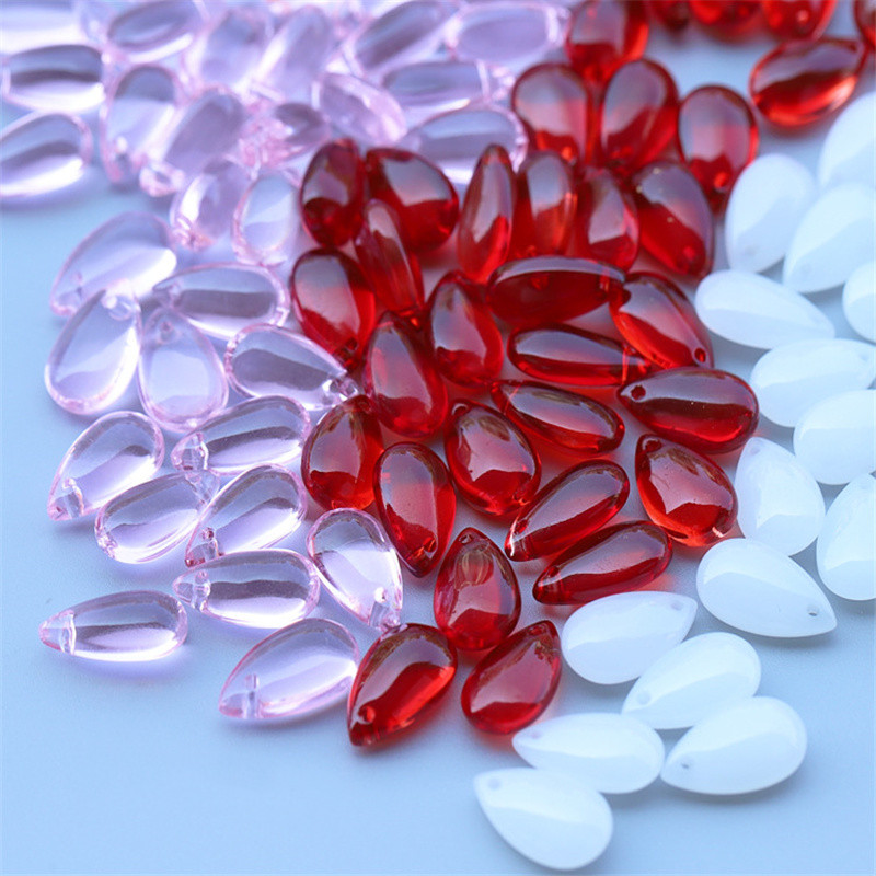 Embroidery Glass Beads - Mix Renkler Su Damlası Çek Lampwork