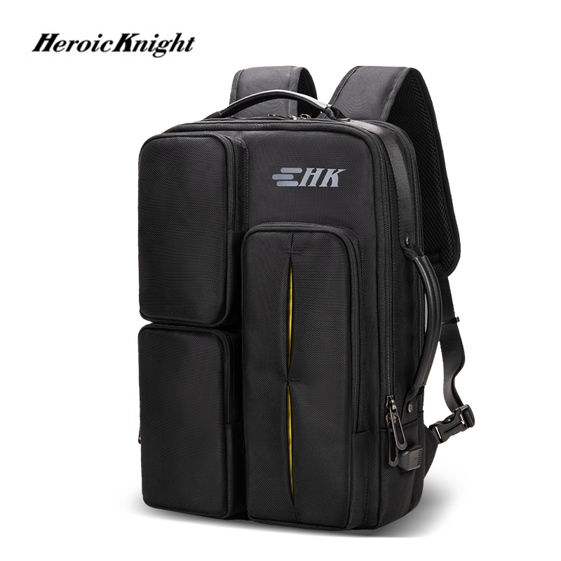 Embroidery Underlay - Heroic Knight Laptop Sırt Çantası Erkekler