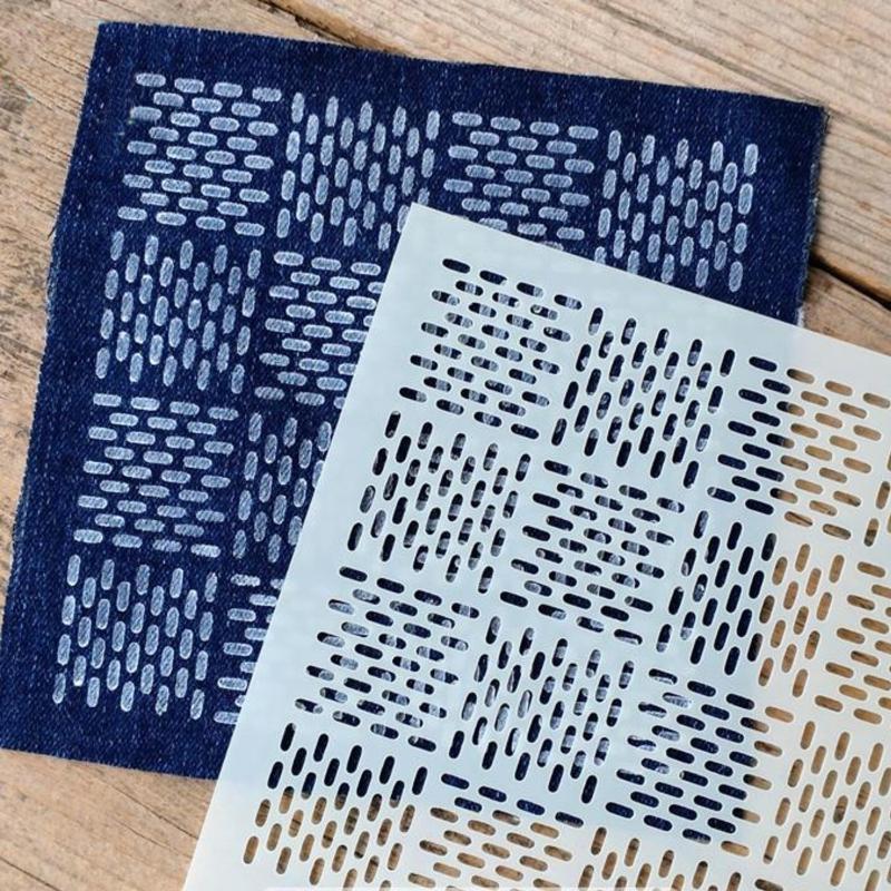 Embroidery Tools - 9/32 adet Sashiko Nakış Şablonu DIY