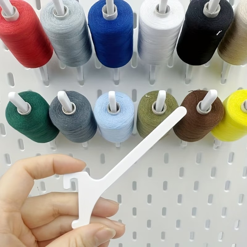 Embroidery Removal - 10 adet iplik makarası Pegboard kancaları