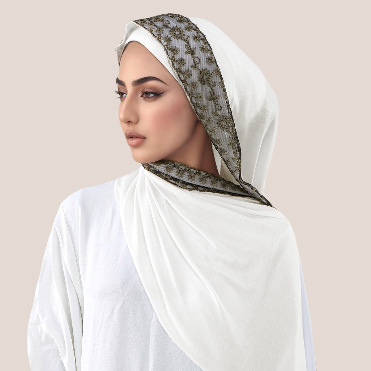 Dantel İşlemeli Pamuklu Jersey - Embroidery Shawl incelemesi ve fiyatı