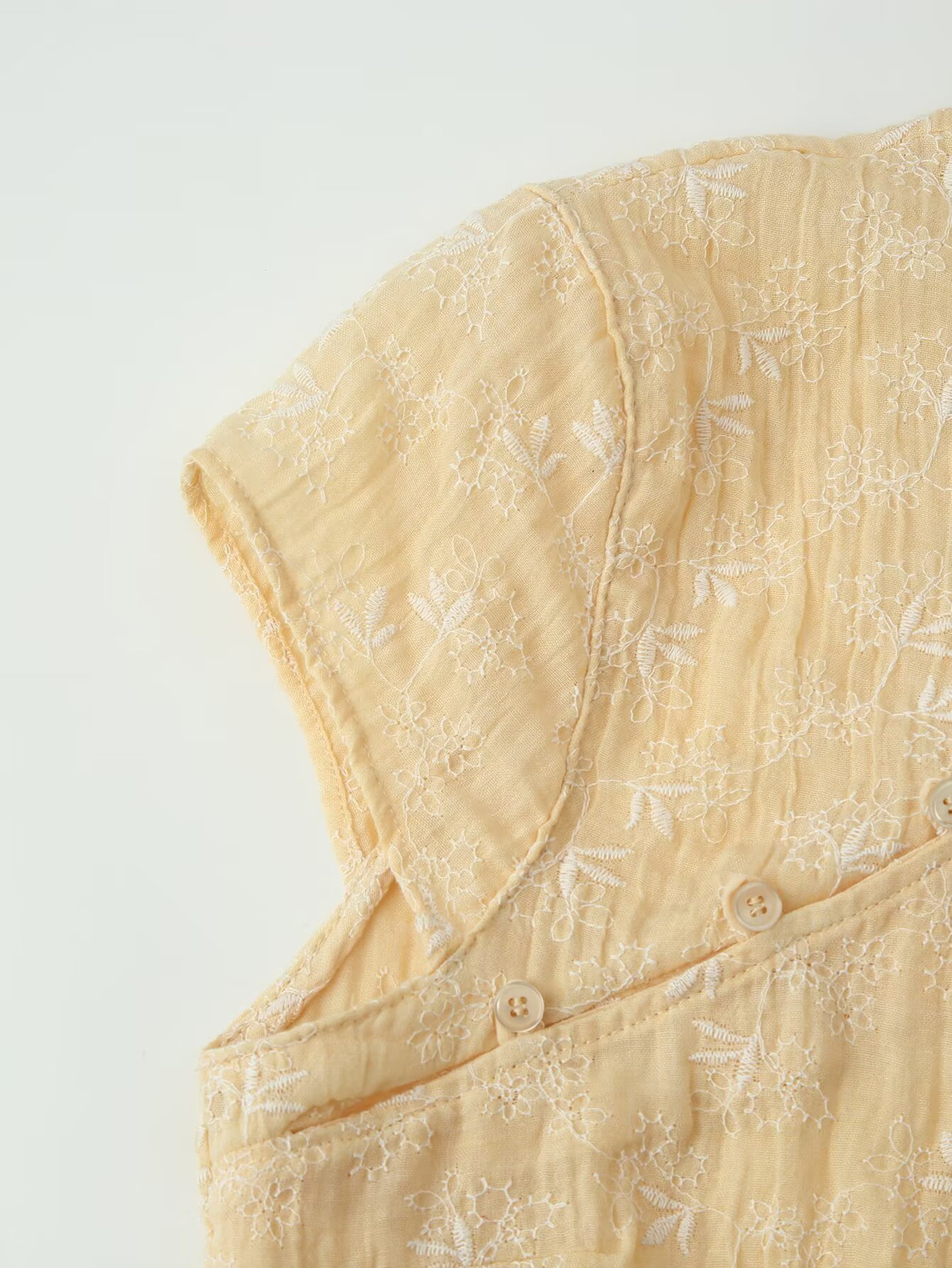 Kadınlar Sarı Çiçek Nakışlı Qi - Embroidery Yellow incelemesi ve fiyatı