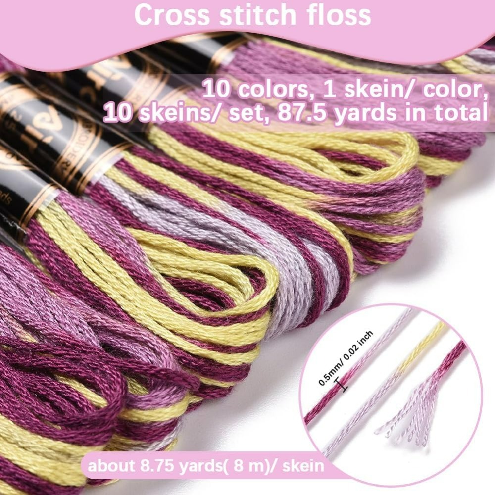 6 Iplikçik Mor Alacalı Nakış I - Embroidery Thread incelemesi ve fiyatı