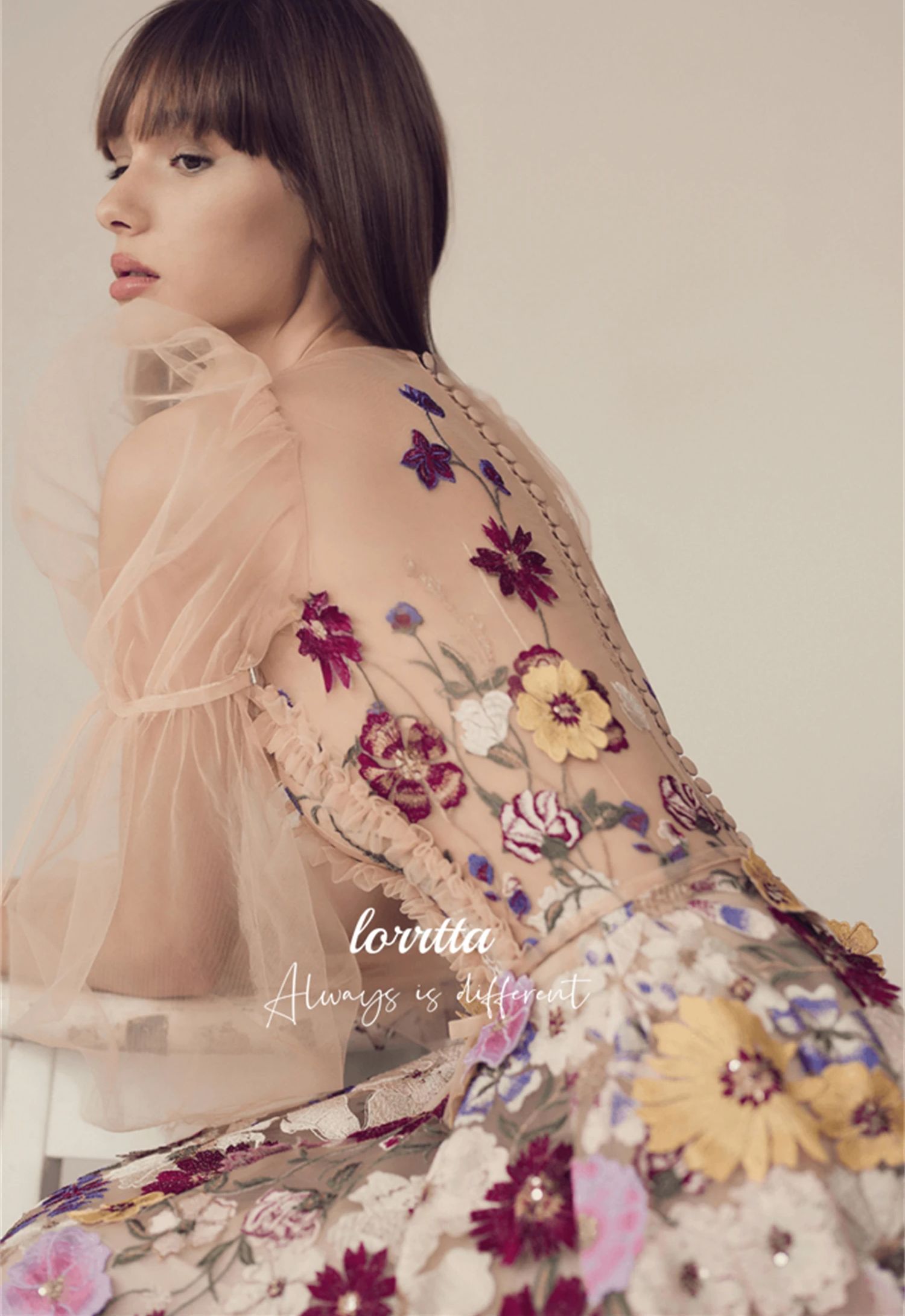 Lüks Parti Elbise Hattı A Akşa - Embroidery Abaya incelemesi ve fiyatı