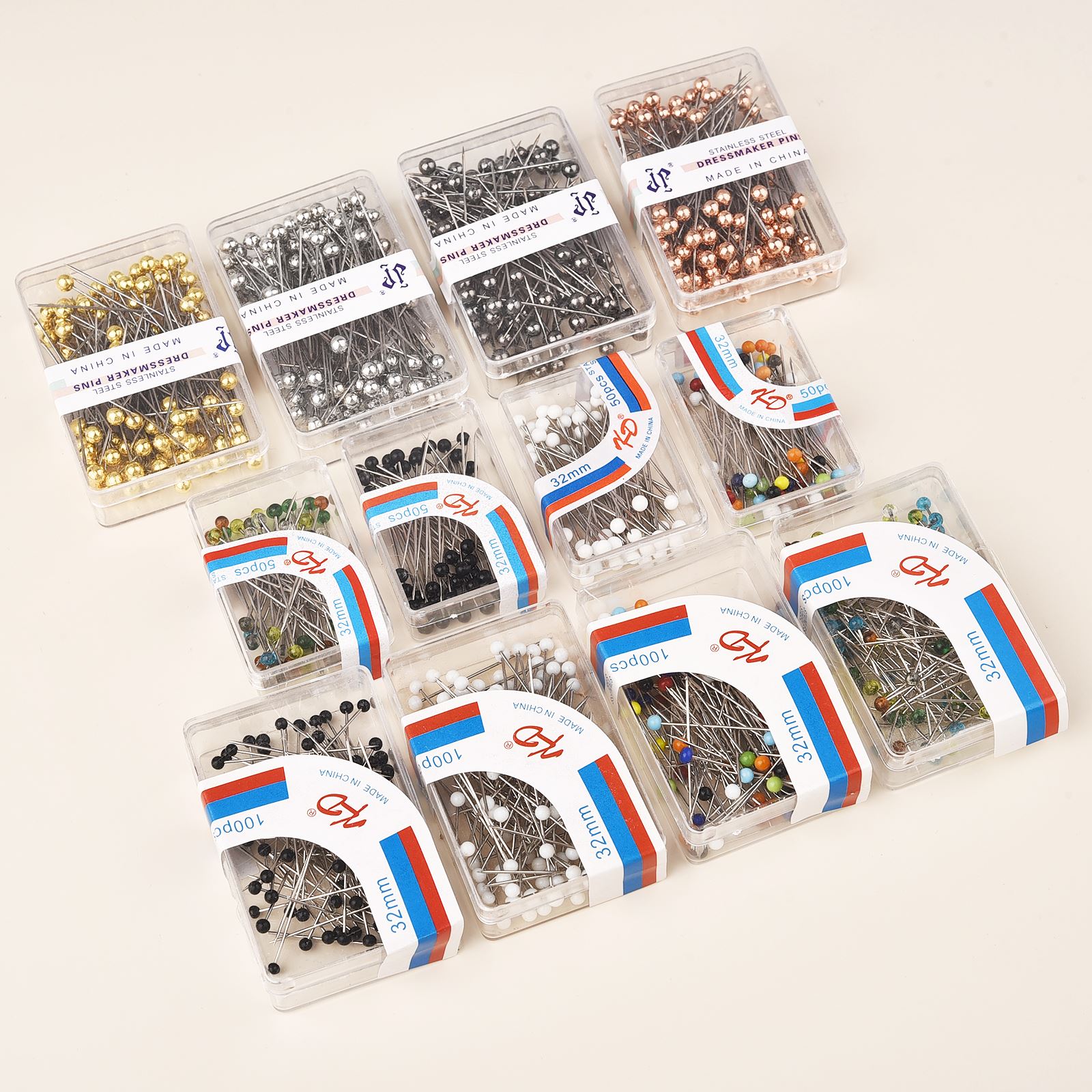 50/100 adet moda dikiş iğneler - Embroidery Glass Beads incelemesi ve fiyatı