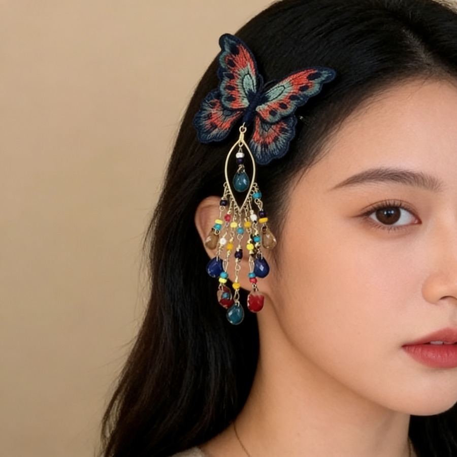 Yeni Çin Tarzı Örgü Kelebek Sa - Embroidery Glass Beads incelemesi ve fiyatı