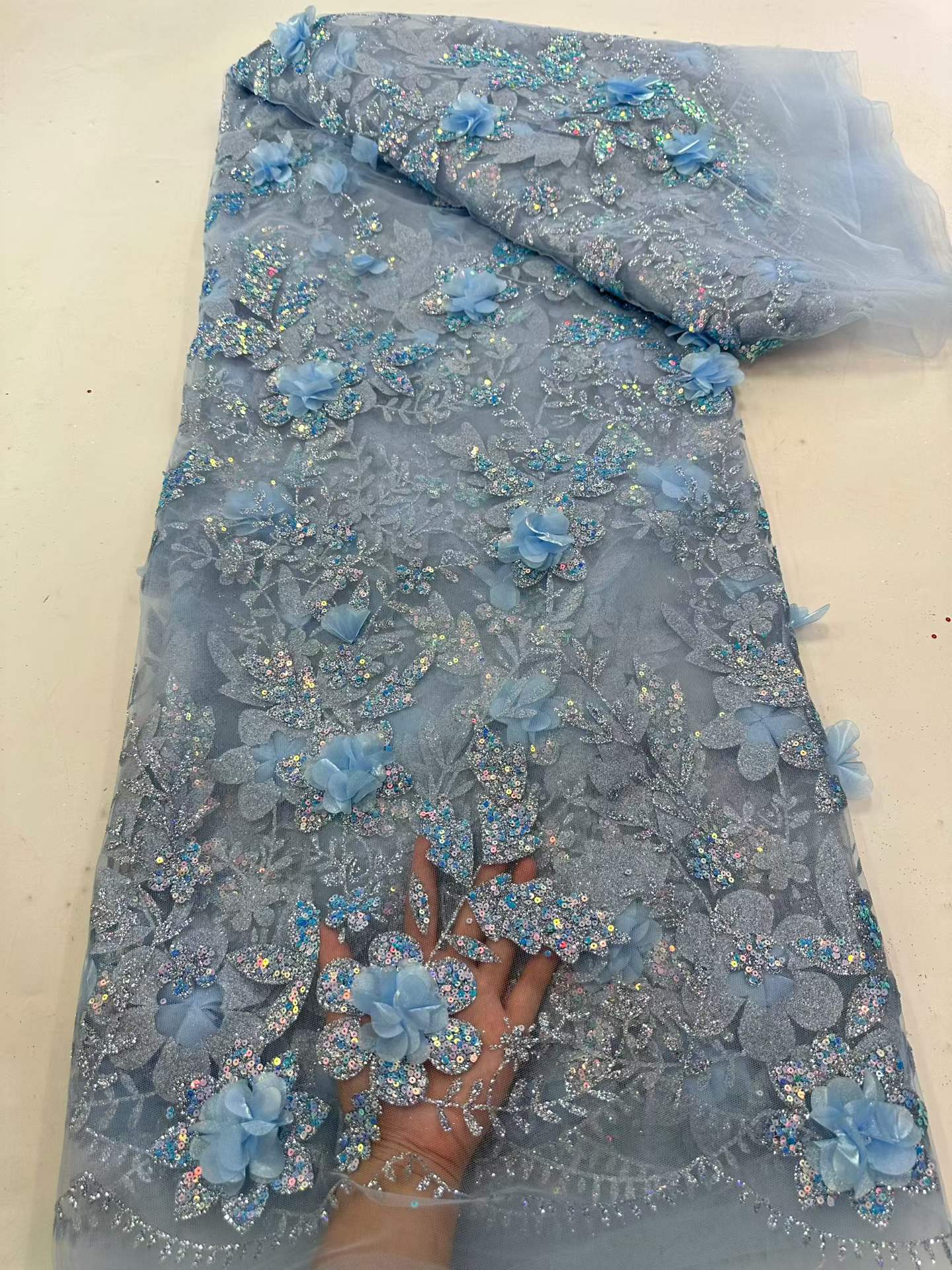 Afrika Dantel Kumaşı İşlemeli  - Embroidery Abaya incelemesi ve fiyatı