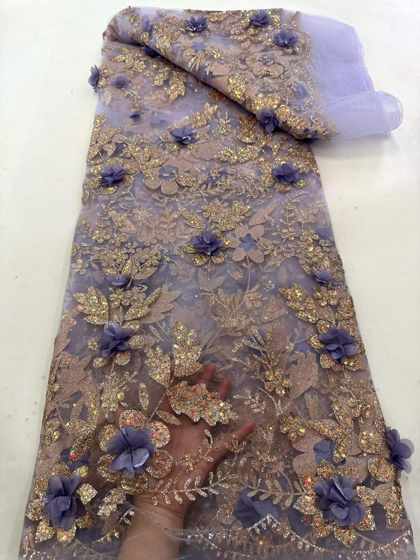Afrika Dantel Kumaşı İşlemeli  - Embroidery Abaya incelemesi ve fiyatı