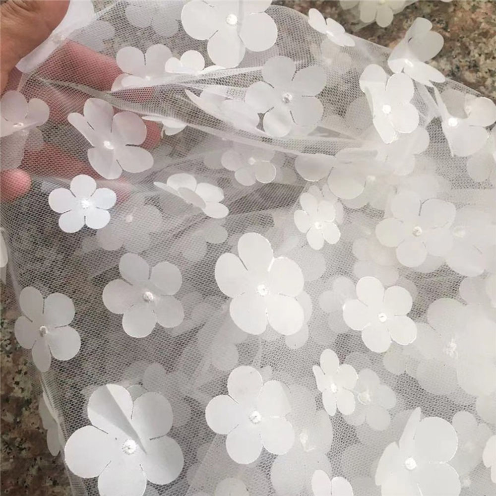 130cm Genişliğinde Renkli Çiçe - Embroidery Veil incelemesi ve fiyatı