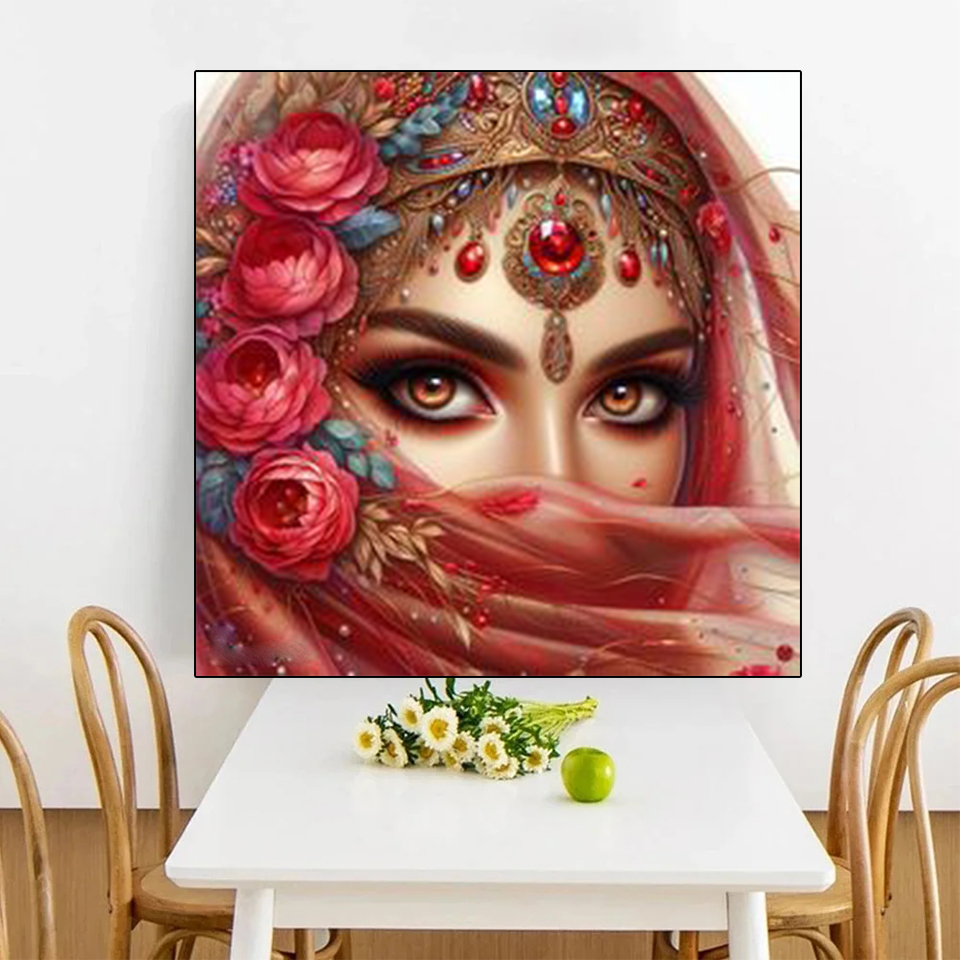 DIY Elmas Boyama Çapraz dikiş  - Embroidery Veil incelemesi ve fiyatı