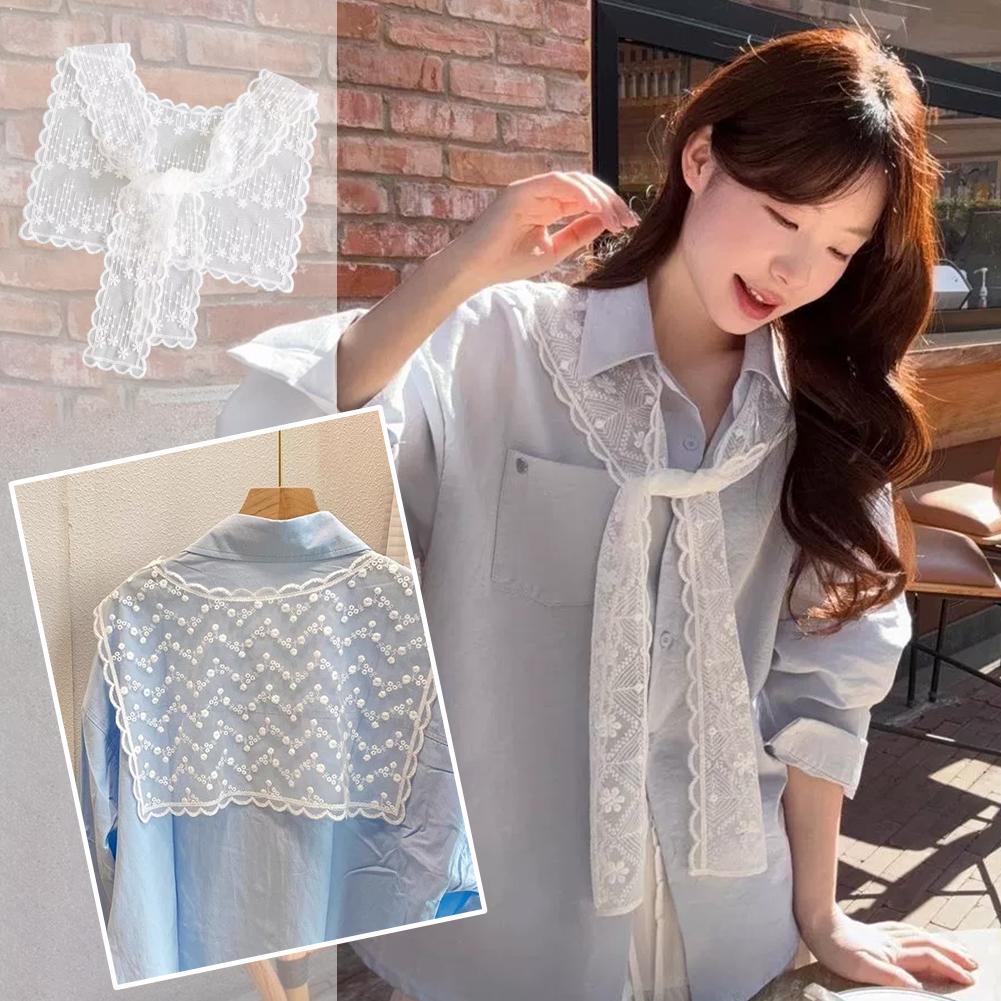 Fransız dantel şal eşarp kadın - Embroidery Shawl incelemesi ve fiyatı
