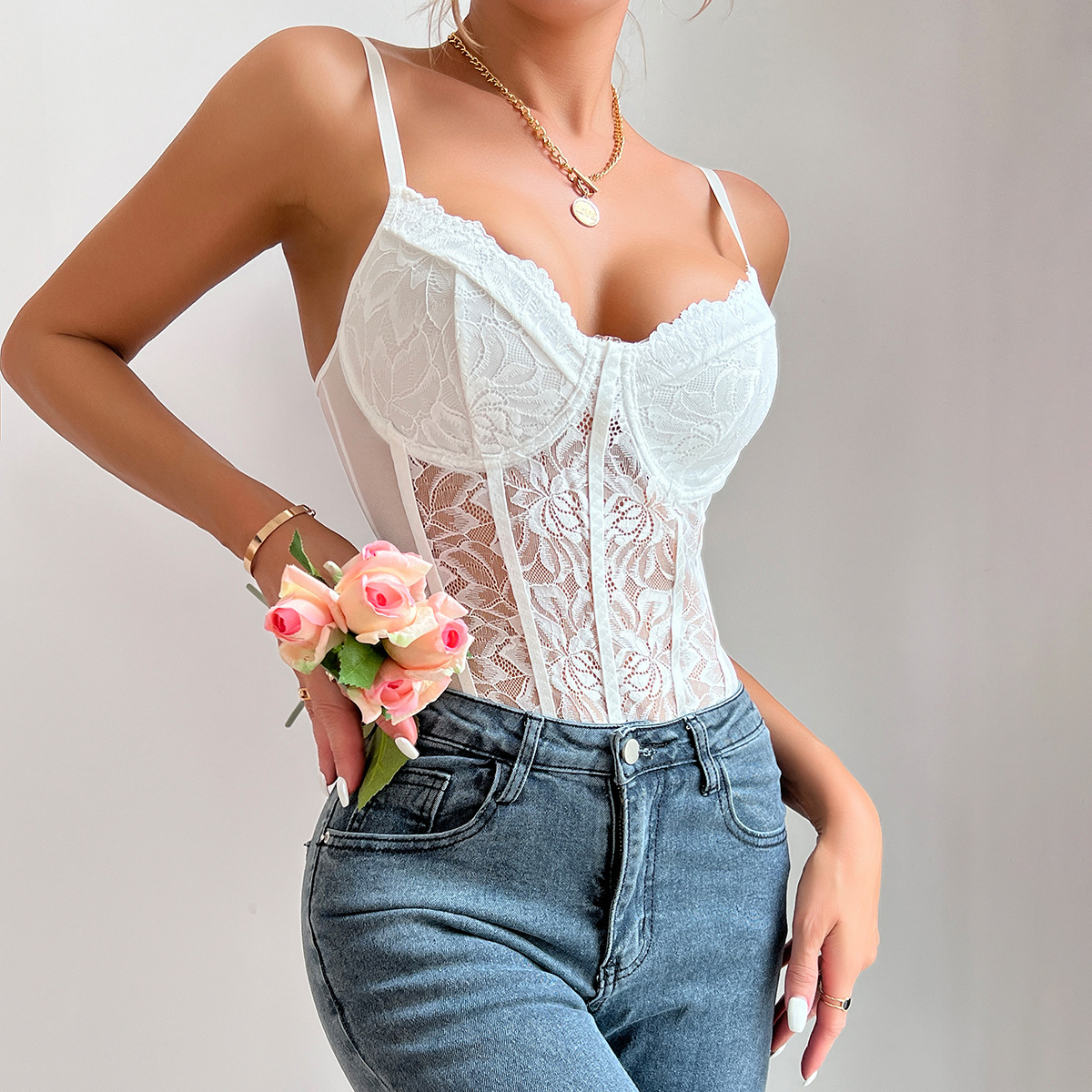 2024 Yaz Sıcak Seksi Dantel Da - Embroidery Underlay incelemesi ve fiyatı
