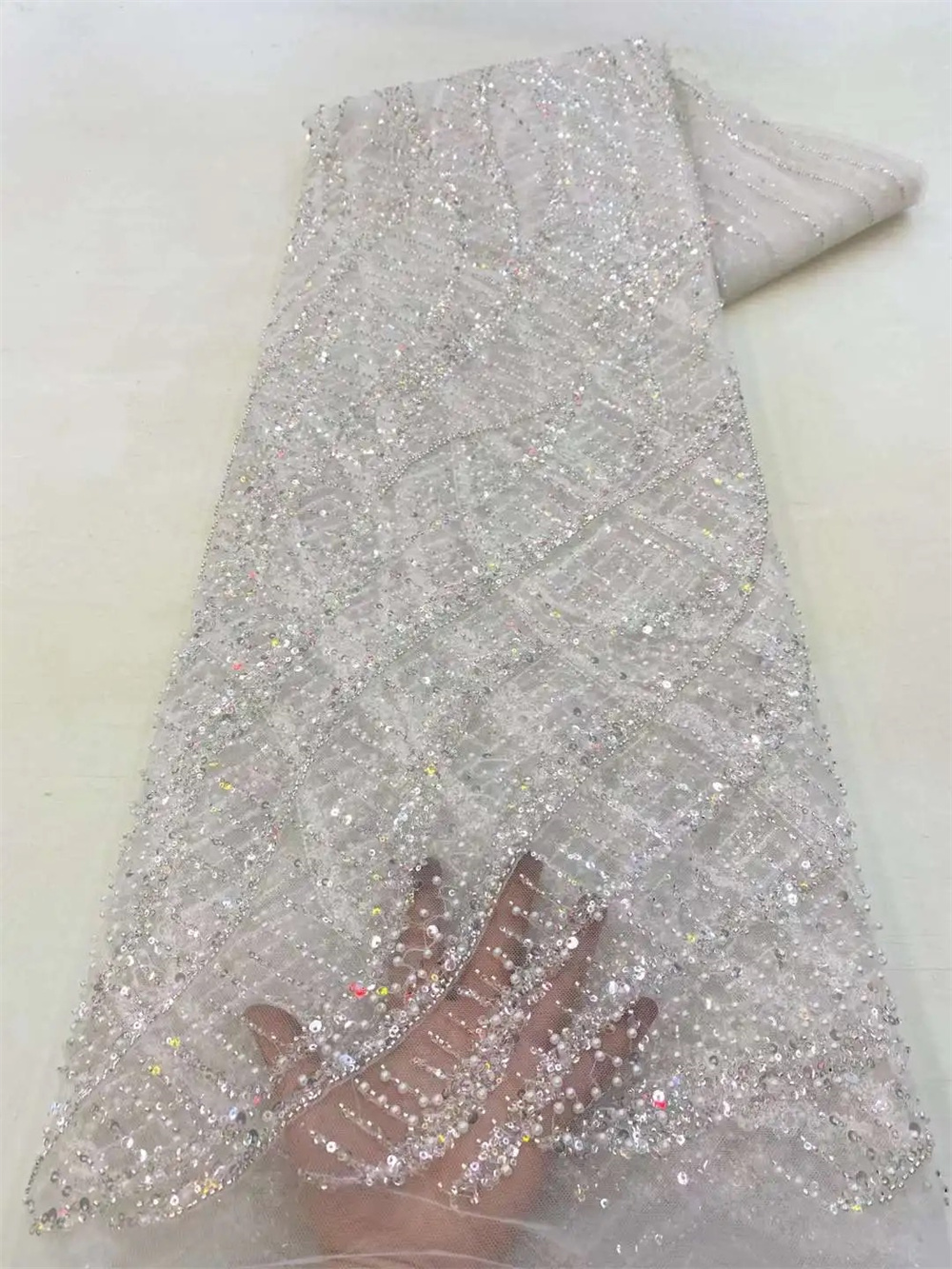 Afrika payetler boncuk dantel  - Embroidery Underlay incelemesi ve fiyatı