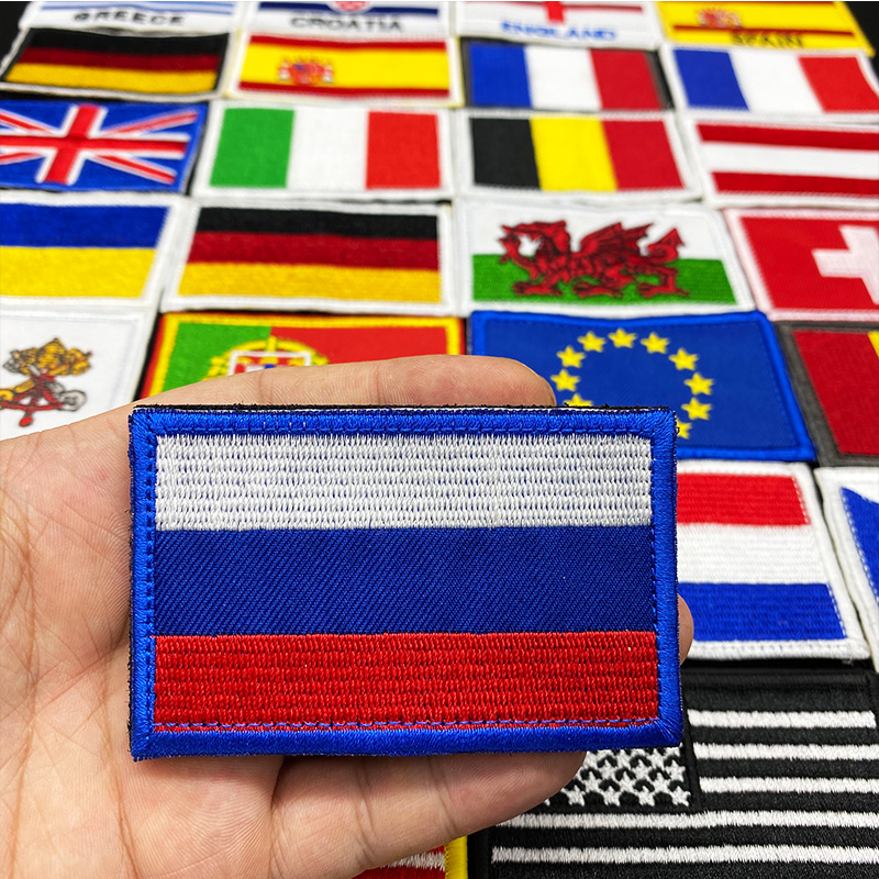 Ülke bayrağı işlemeli kanca dö - Embroidery Uk incelemesi ve fiyatı