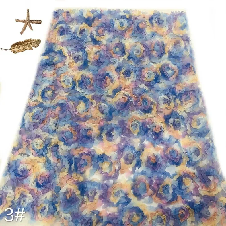 3d şifon gül çiçek dantel kuma - Embroidery Veil incelemesi ve fiyatı