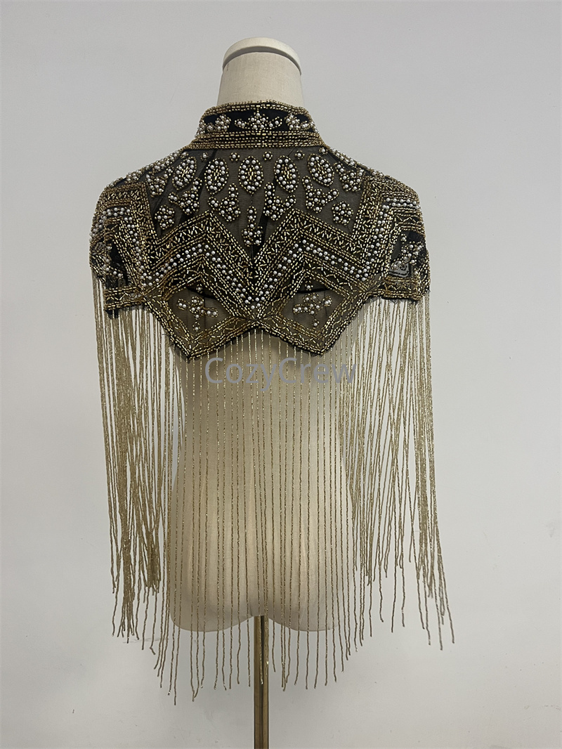 Retro Lüks Pul Payetli Saçaklı - Embroidery Shawl incelemesi ve fiyatı