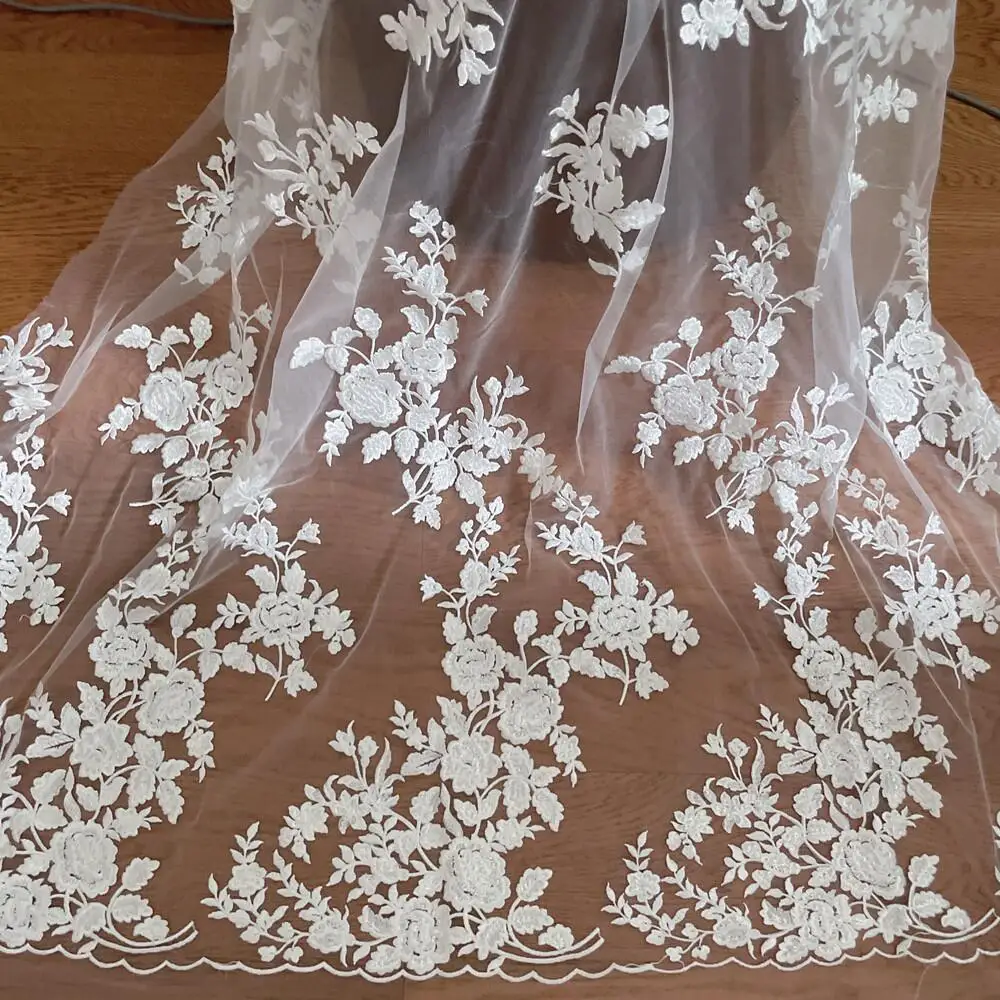 Fransız İşlemeli Dantel Kumaş, - Embroidery Abaya incelemesi ve fiyatı