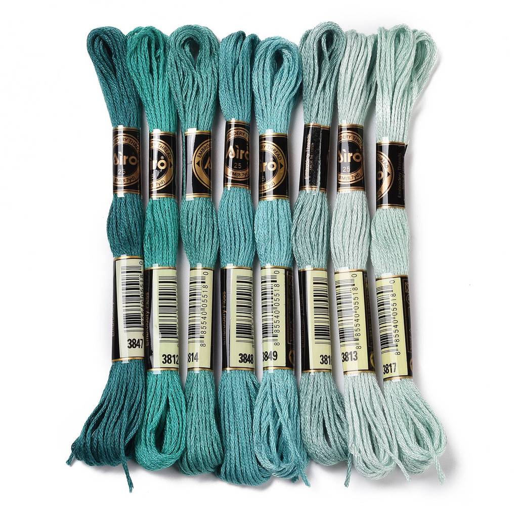 1 takım 8 iplik 0.5mm 6 katlı  - Embroidery Thread incelemesi ve fiyatı